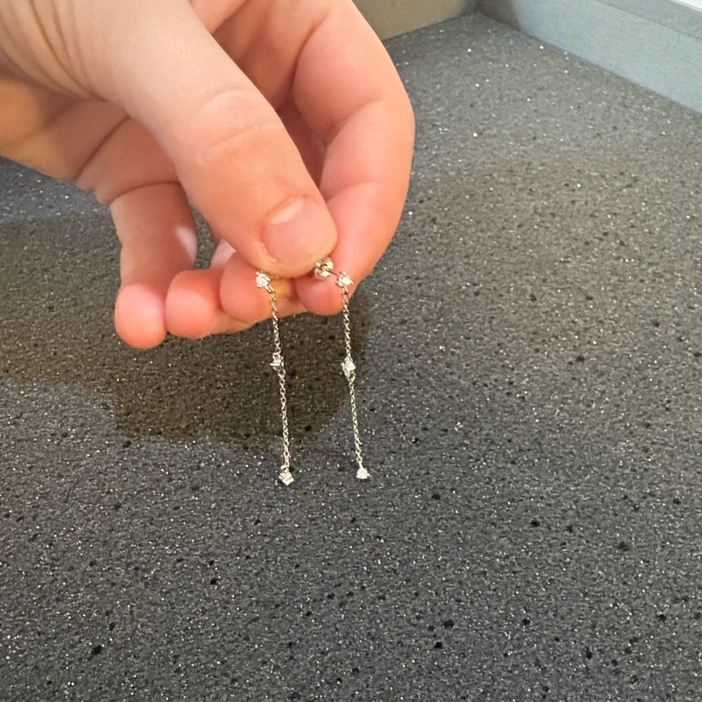 925 silver Siizu  Earrings‎ , grade AAA cubic zirconia
